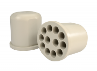 Rack, 12x4-10ml D 16 mm Vac/Sar, 2/pk