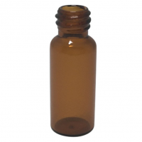 Vial a vite 8 mm ambrata senza etichetta 11,6 x 32 mm