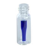 Vial a vite 8 mm trasparente con inserto integrato 11,6 x 32 mm