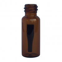 Vial a vite 8 mm ambrata con inserto integrato 11,6 x 32 mm